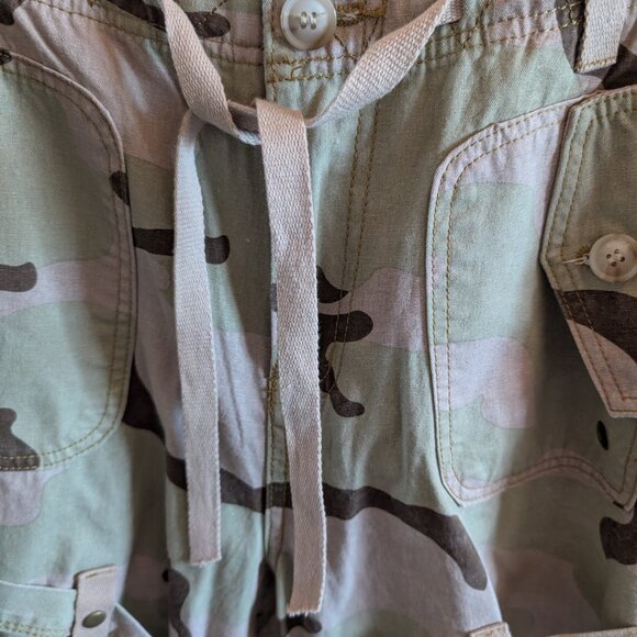 SMFK WildWorld Paratrooper Pants Desert Camo Cargo Utility Streetwear Size Small - Picture 8 of 15